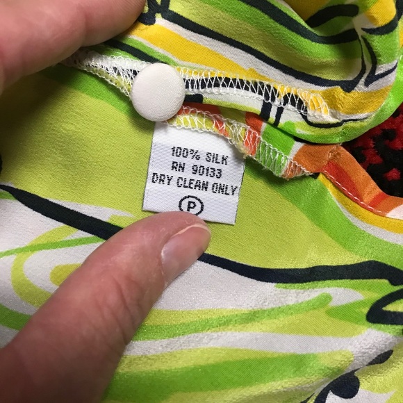 SOLD 90’s Bob Mackie Wearable Art Blouse - Picture 6 of 6